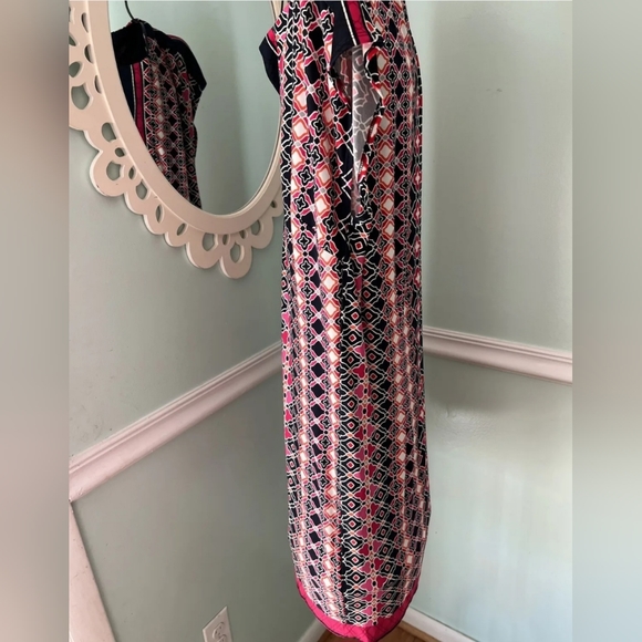 Laundry By Shelli Segal - Dress Womens Geometric Print Size M Cap Sleeve - Picture 3 of 7